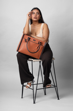 CARAMEL MOCHA TOTE