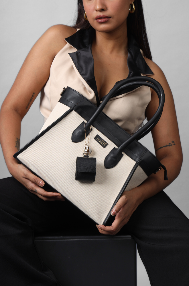 ANGULAR TOTE BAG