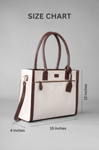CARAMEL MOCHA TOTE
