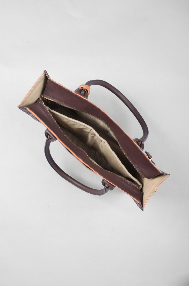 CARAMEL MOCHA TOTE